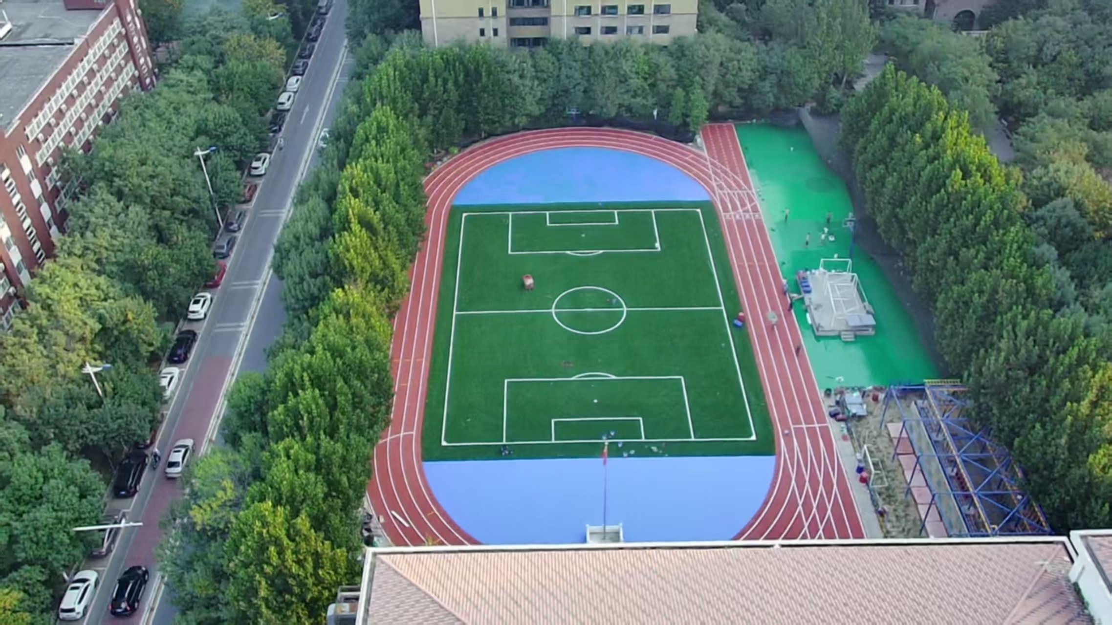 长春市塑胶跑道施工幼儿园塑胶跑道 - 厂家