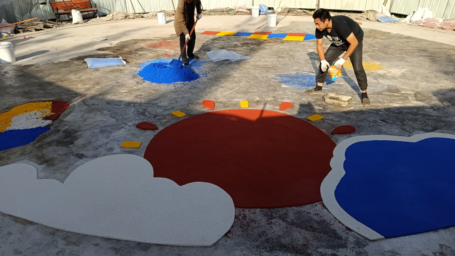长春市全塑型塑胶跑道硅PU材料 - 一站式服务